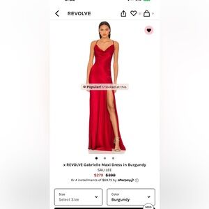 Sau Lee Dress from Revolve. Size small. Worn once. Dry cleaned. Make an offer?